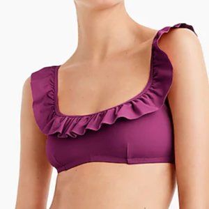 J. Crew Ruffle Bikini- Top Medium, Bottoms Small